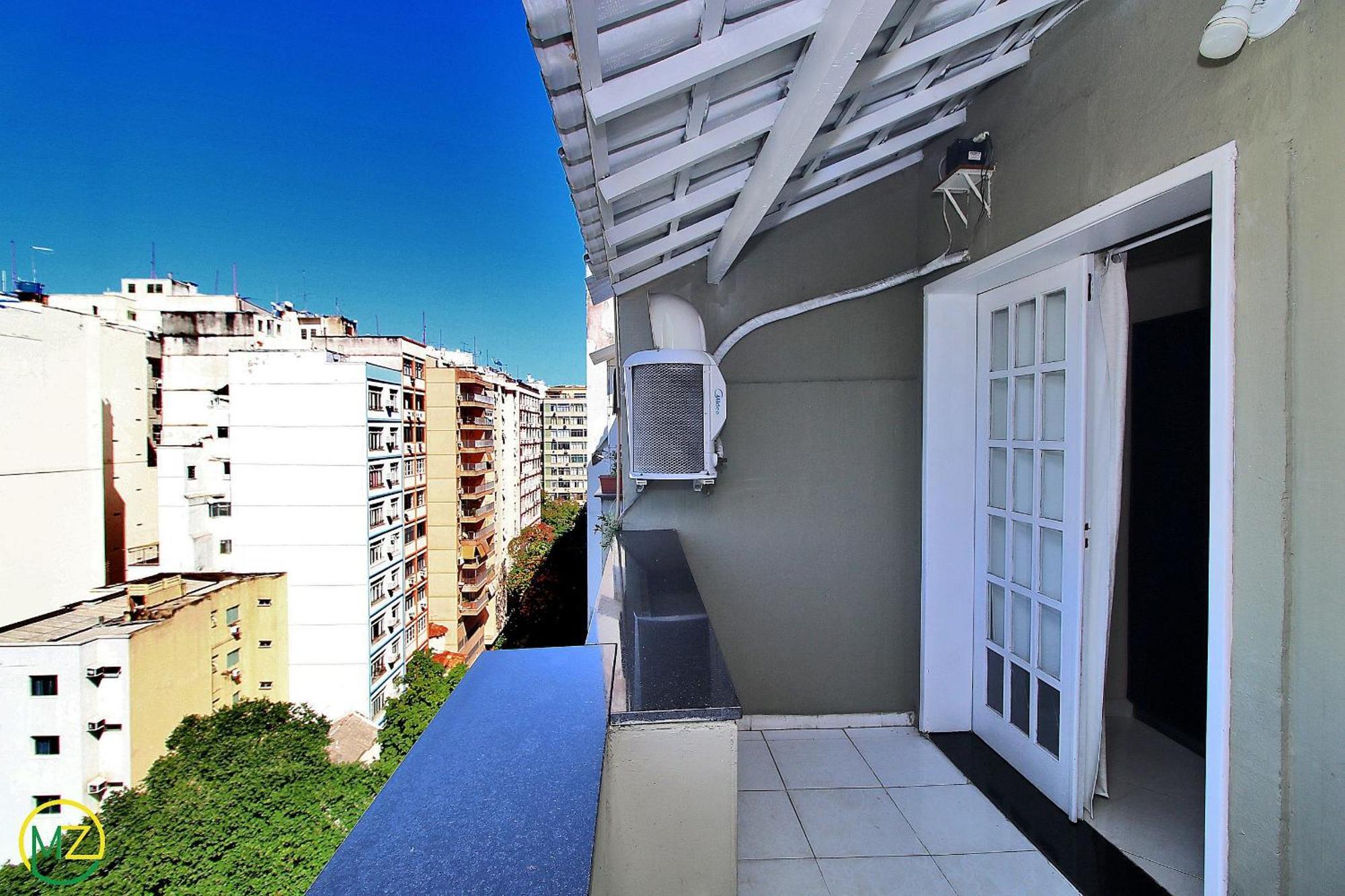 Studio Com Pequena Varanda Em Copacabana Rio de Janeiro Kültér fotó